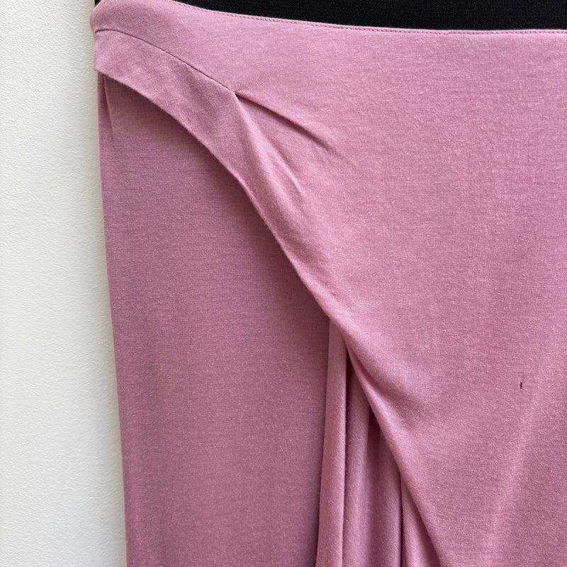 Helmut Lang Slack Jersey Draped Skirt