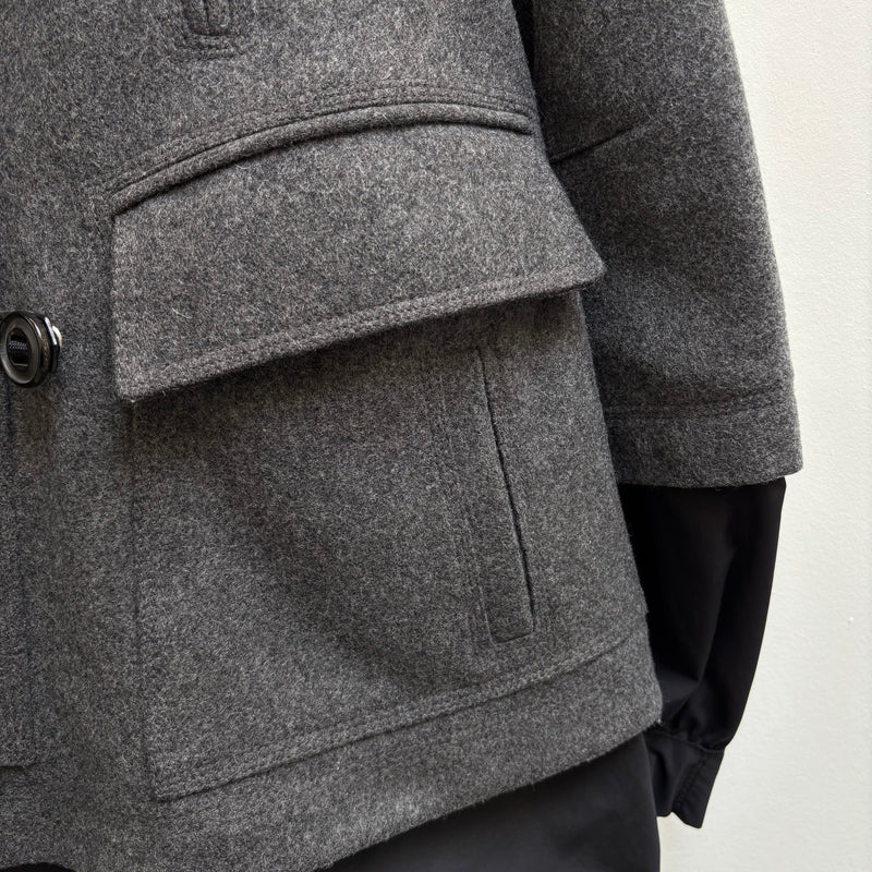 FW11 Dsquared2 Nylon Wool Rain Coat