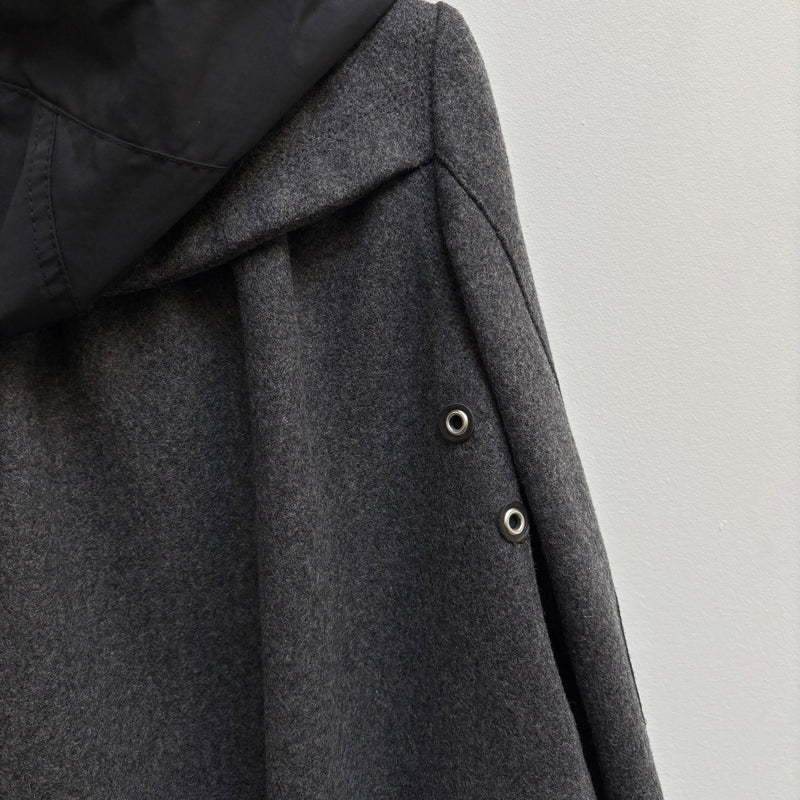 FW11 Dsquared2 Nylon Wool Rain Coat