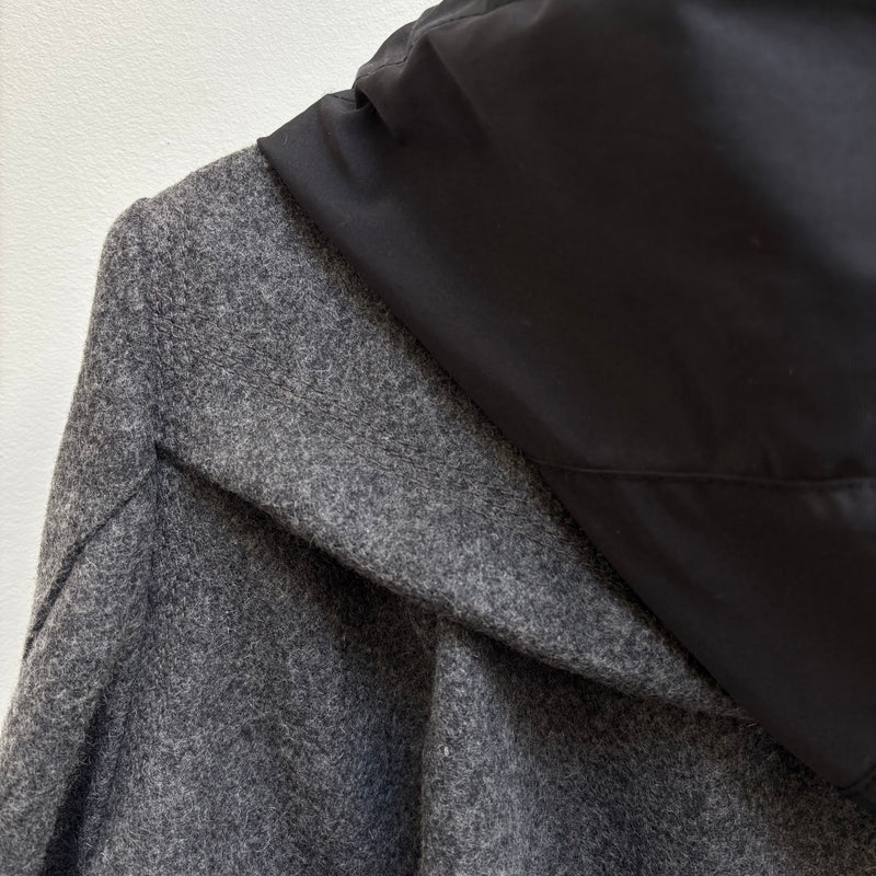FW11 Dsquared2 Nylon Wool Rain Coat