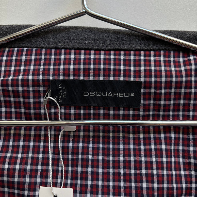 FW11 Dsquared2 Nylon Wool Rain Coat