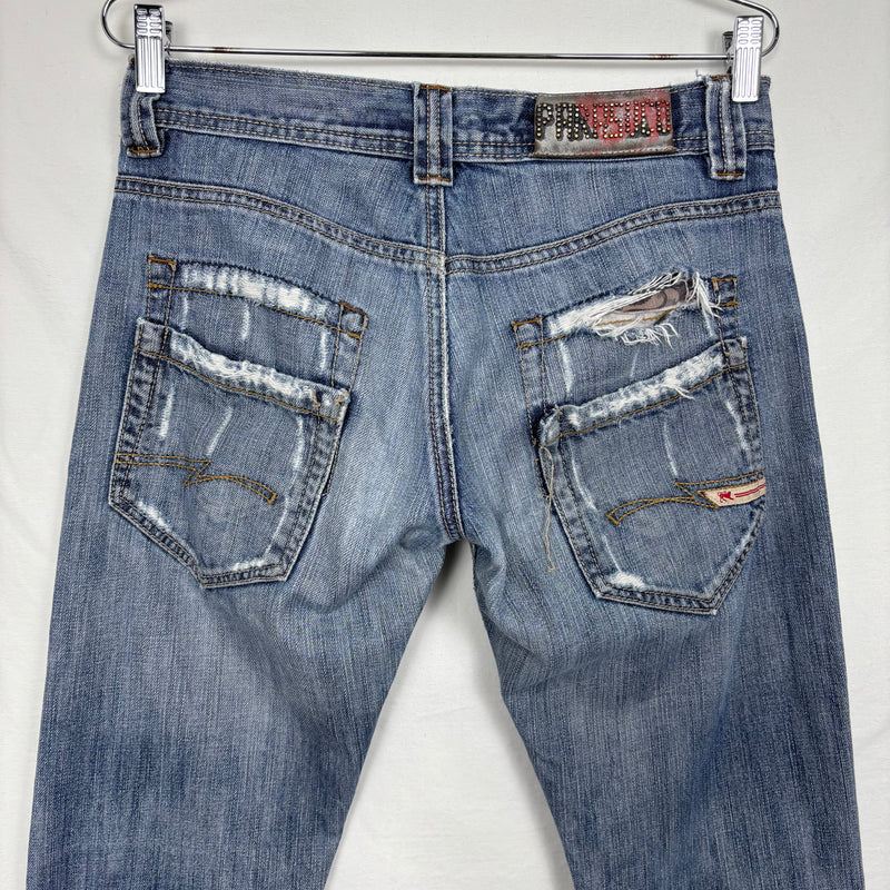 00s Parasuco Distressed Double Back Pocket Jeans