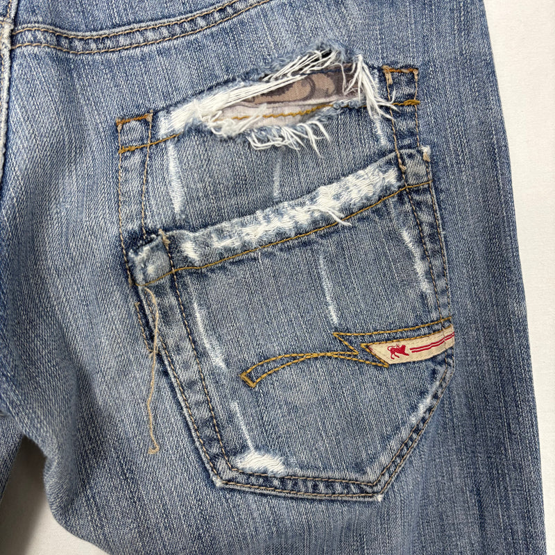 00s Parasuco Distressed Double Back Pocket Jeans