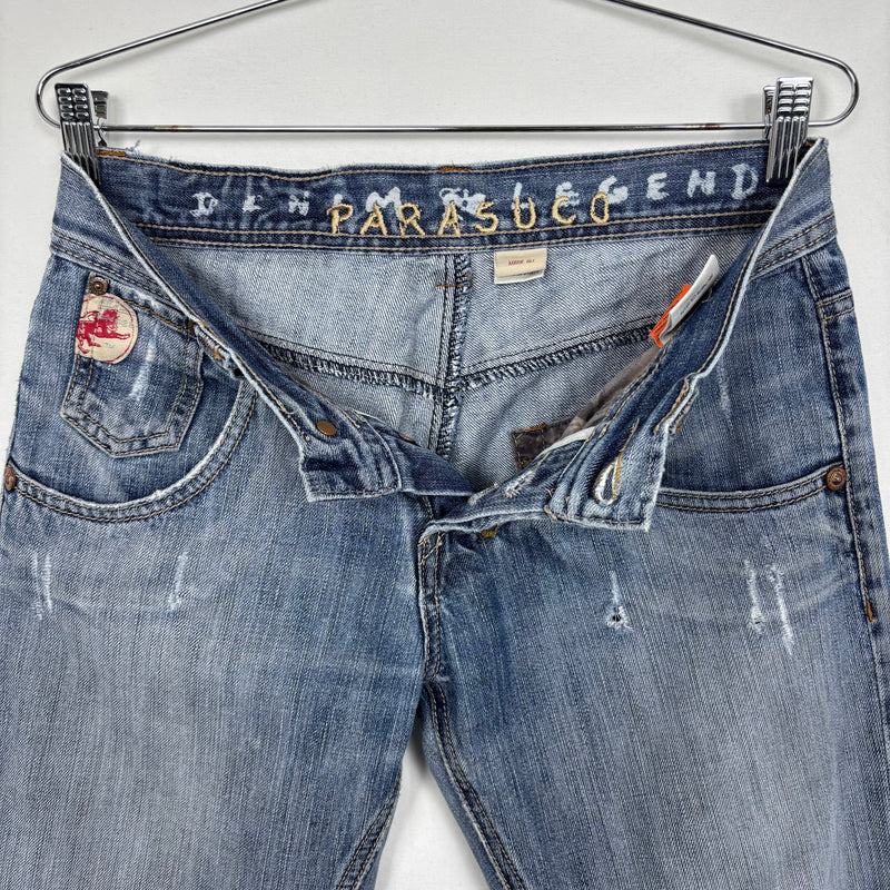 00s Parasuco Distressed Double Back Pocket Jeans