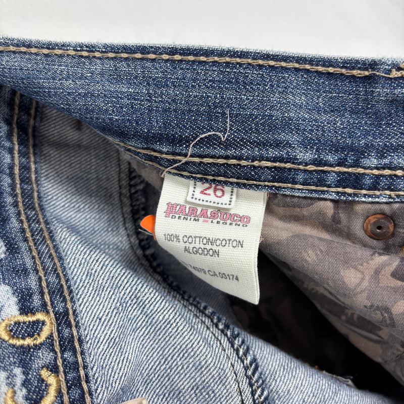 00s Parasuco Distressed Double Back Pocket Jeans