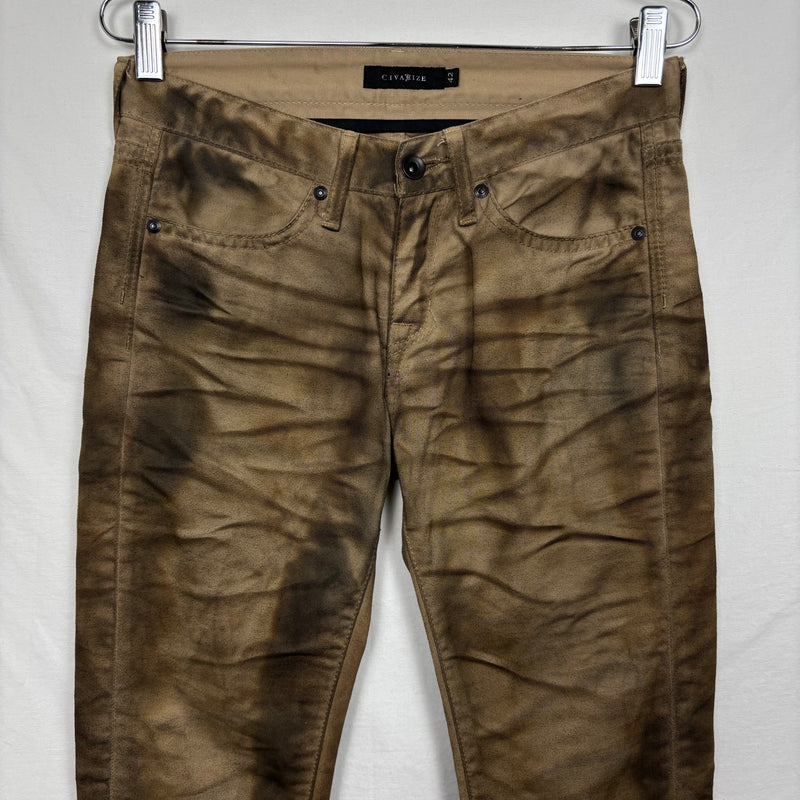 Civarise Dirt Washed Straight Jeans
