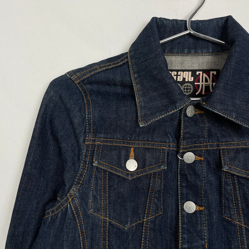 90s Jean Paul Gaultier Mirrored Denim Jacket