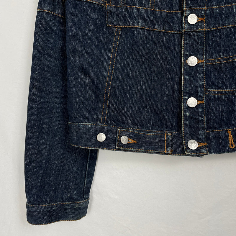 90s Jean Paul Gaultier Mirrored Denim Jacket