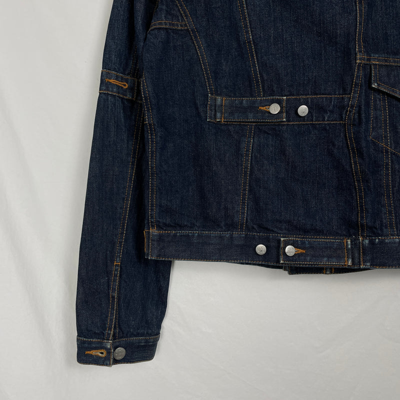 90s Jean Paul Gaultier Mirrored Denim Jacket