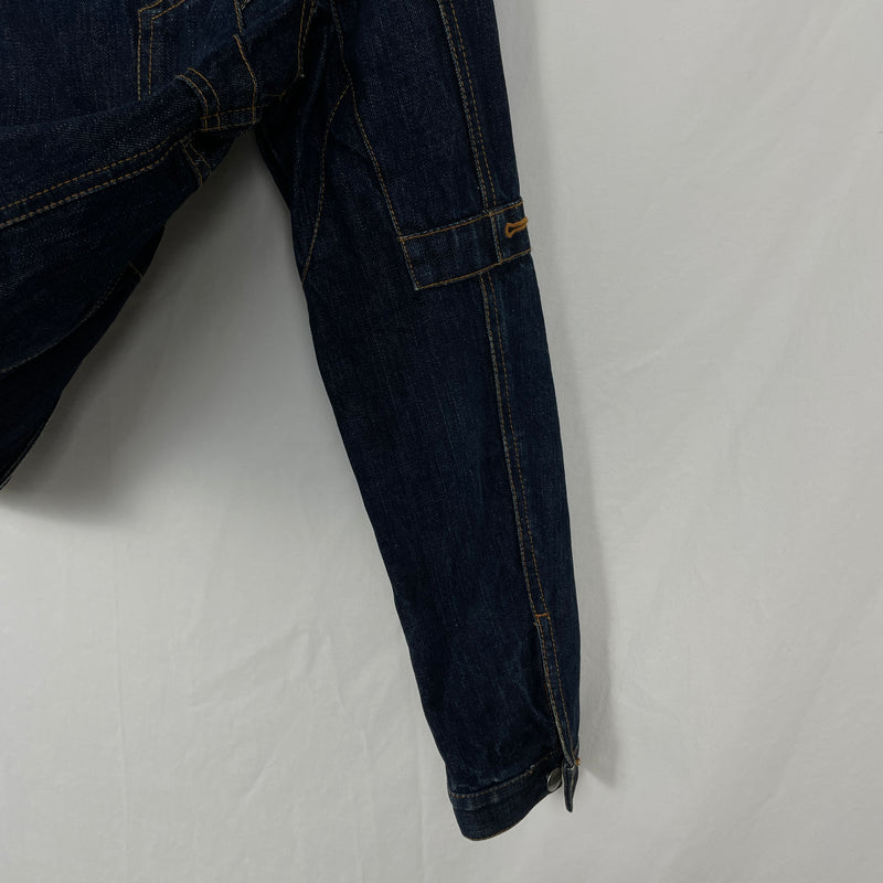 90s Jean Paul Gaultier Mirrored Denim Jacket