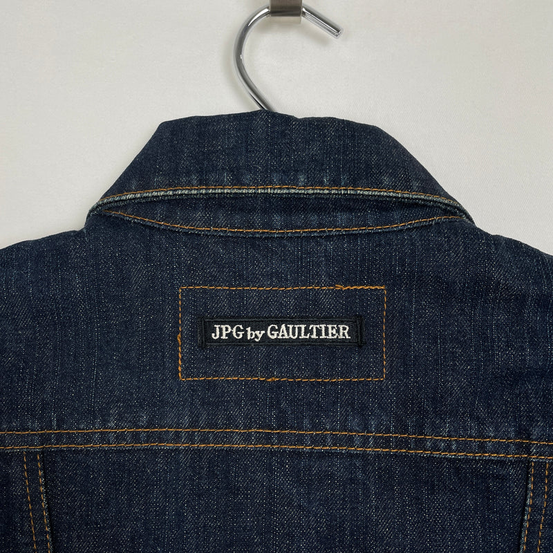 90s Jean Paul Gaultier Mirrored Denim Jacket