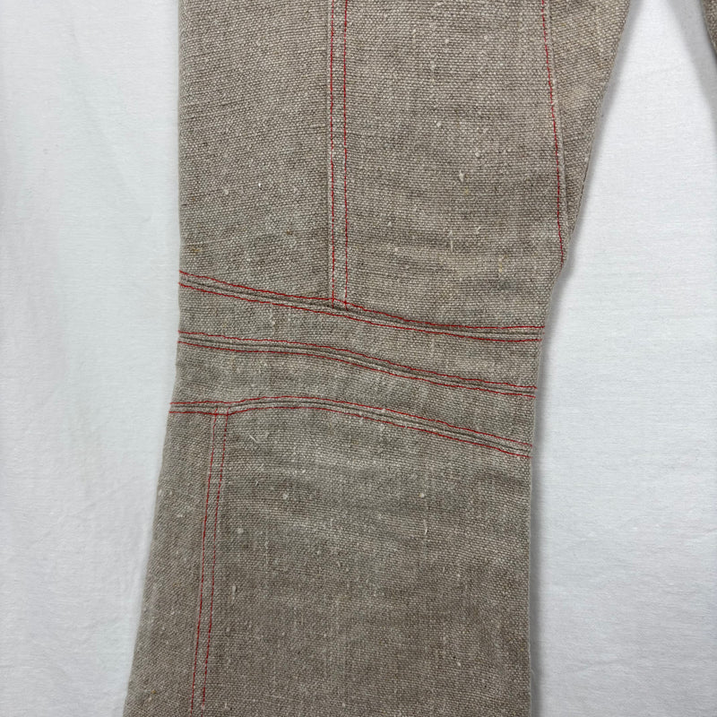 FW02 Junya Watanabe Flared Biker Ramie Jeans