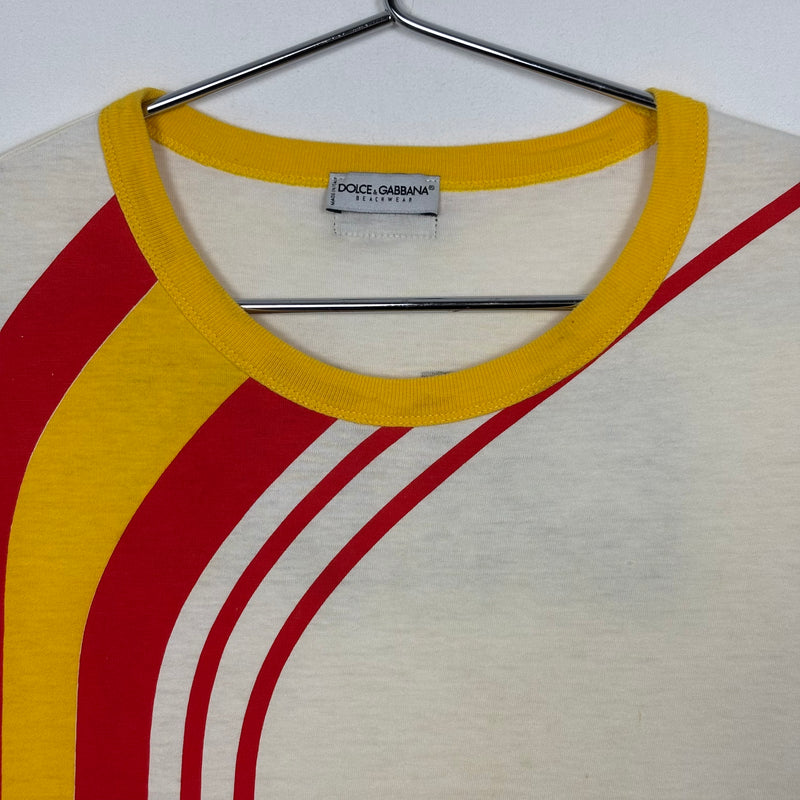 00s Dolce & Gabbana Soccer Motif Calcio T-Shirt