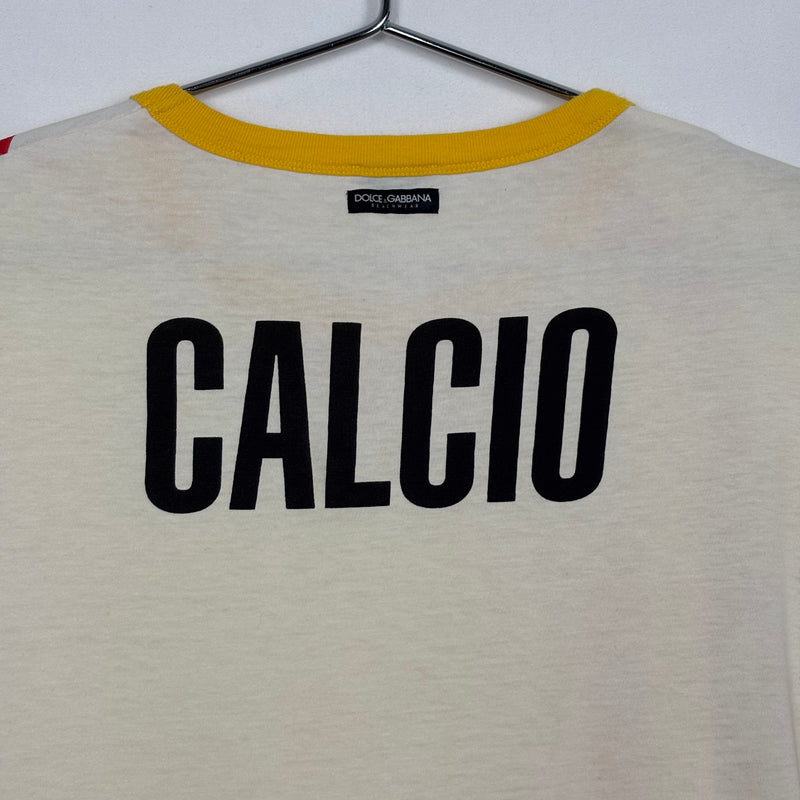00s Dolce & Gabbana Soccer Motif Calcio T-Shirt