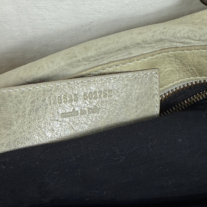 08 Balenciaga Grey/Pistachio Green Twiggy Bag