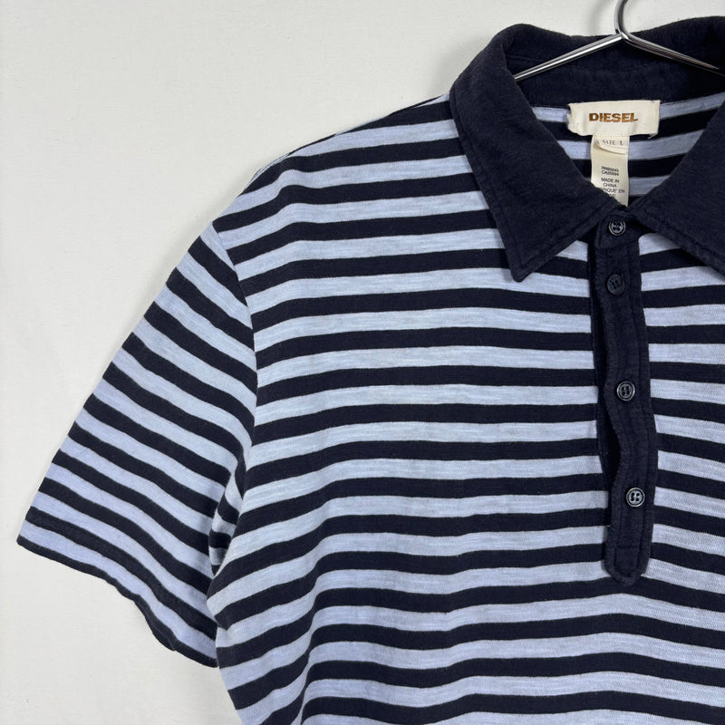 Diesel Striped Polo T-Shirt