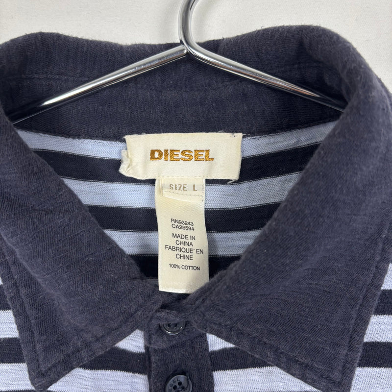 Diesel Striped Polo T-Shirt