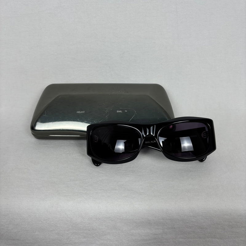Heliot Emil Black Aether Tinted Sunglasses