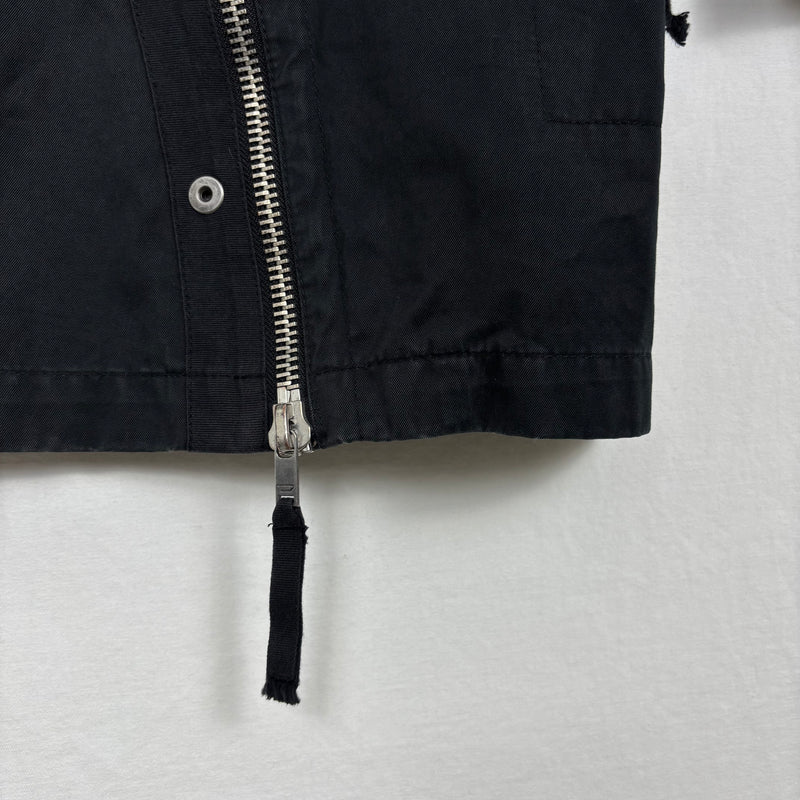 Diesel Asymmetric Mid Length Trench Coat