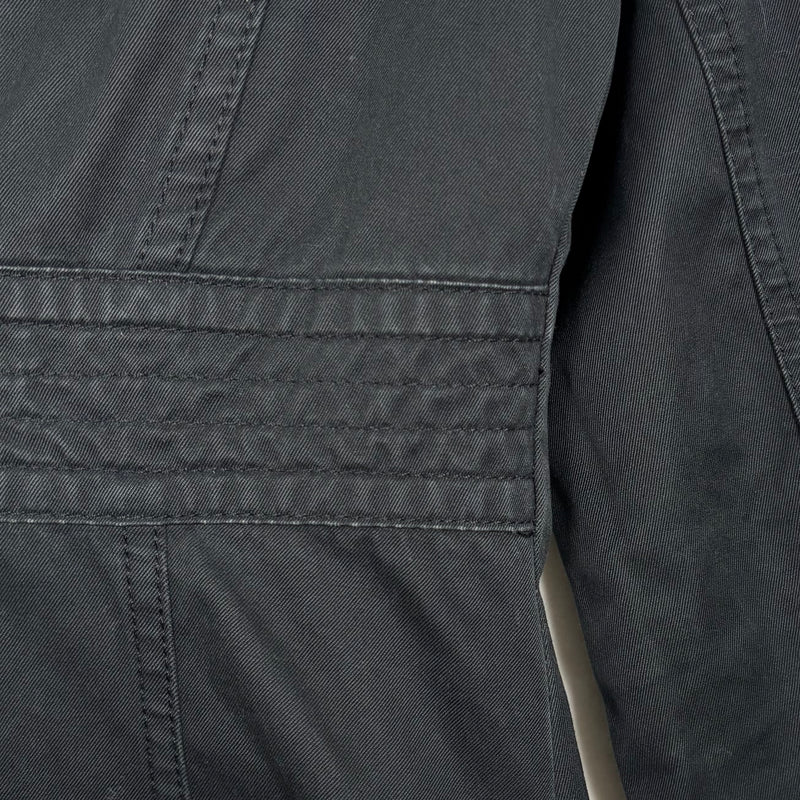 Diesel Asymmetric Mid Length Trench Coat