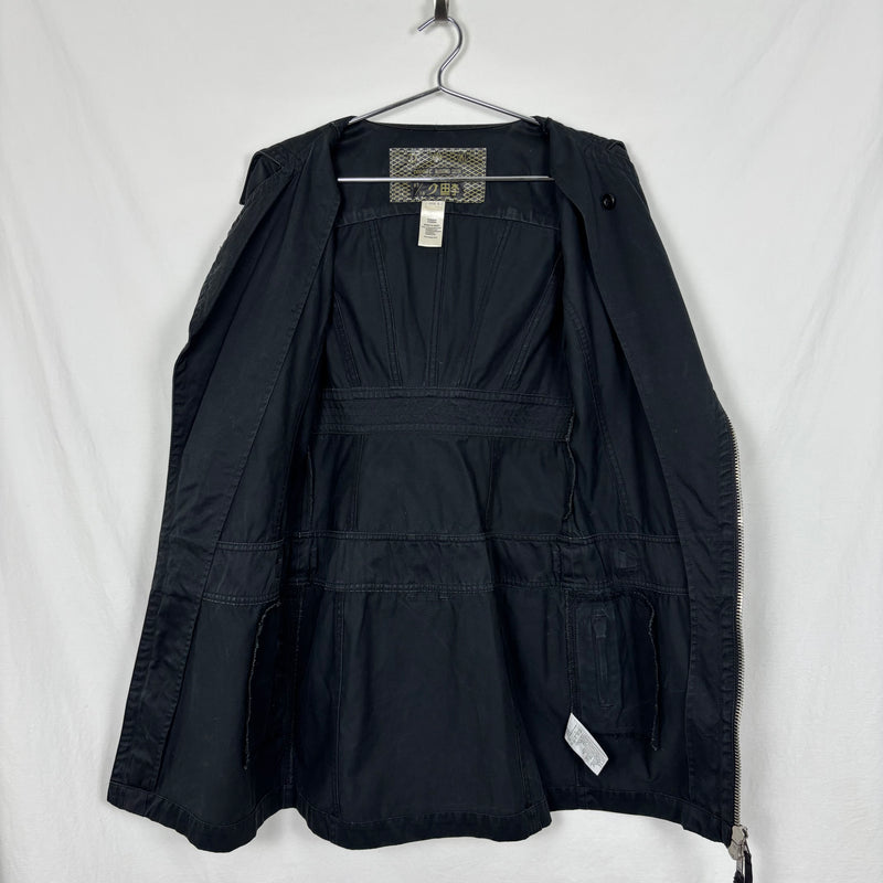 Diesel Asymmetric Mid Length Trench Coat