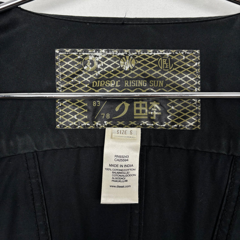 Diesel Asymmetric Mid Length Trench Coat