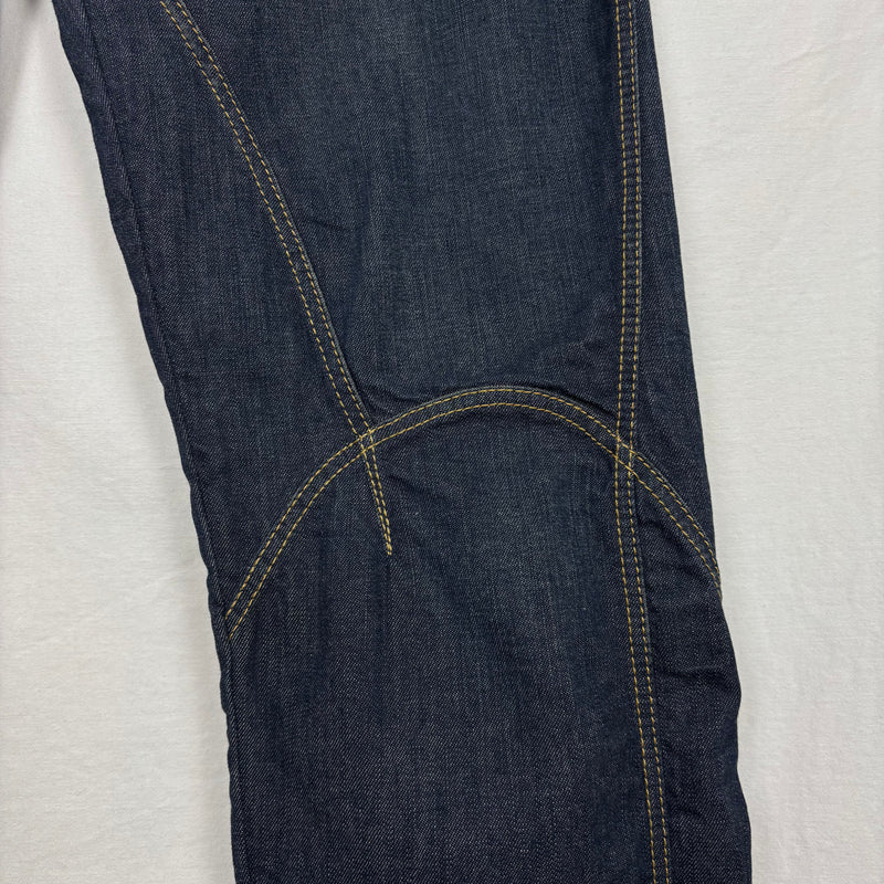 00s Dolce & Gabbana Tapered Dark Wash Capris Jeans