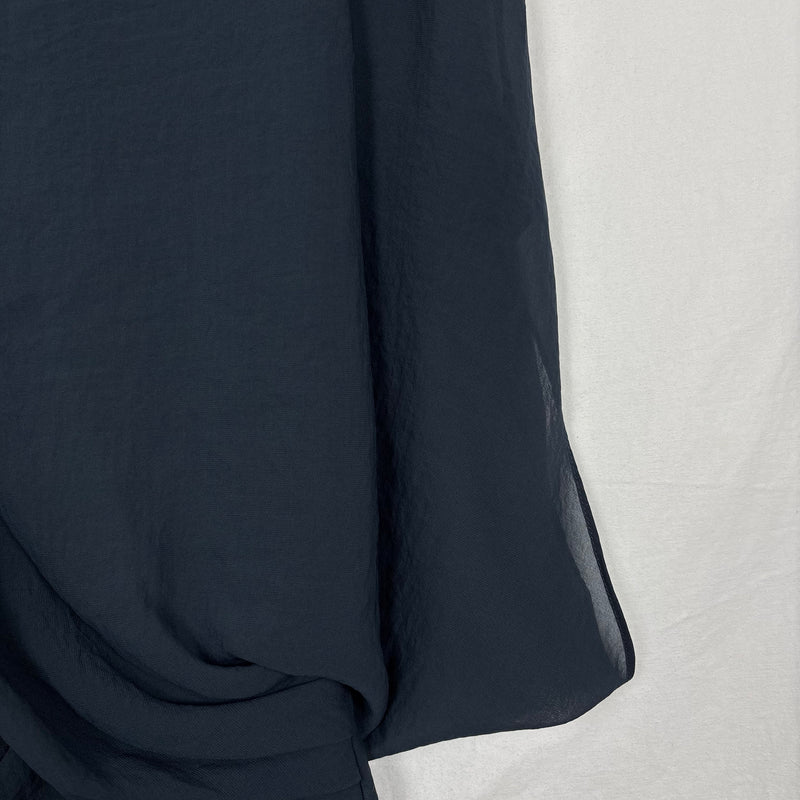 Helmut Lang Square Neckline Draped Dress