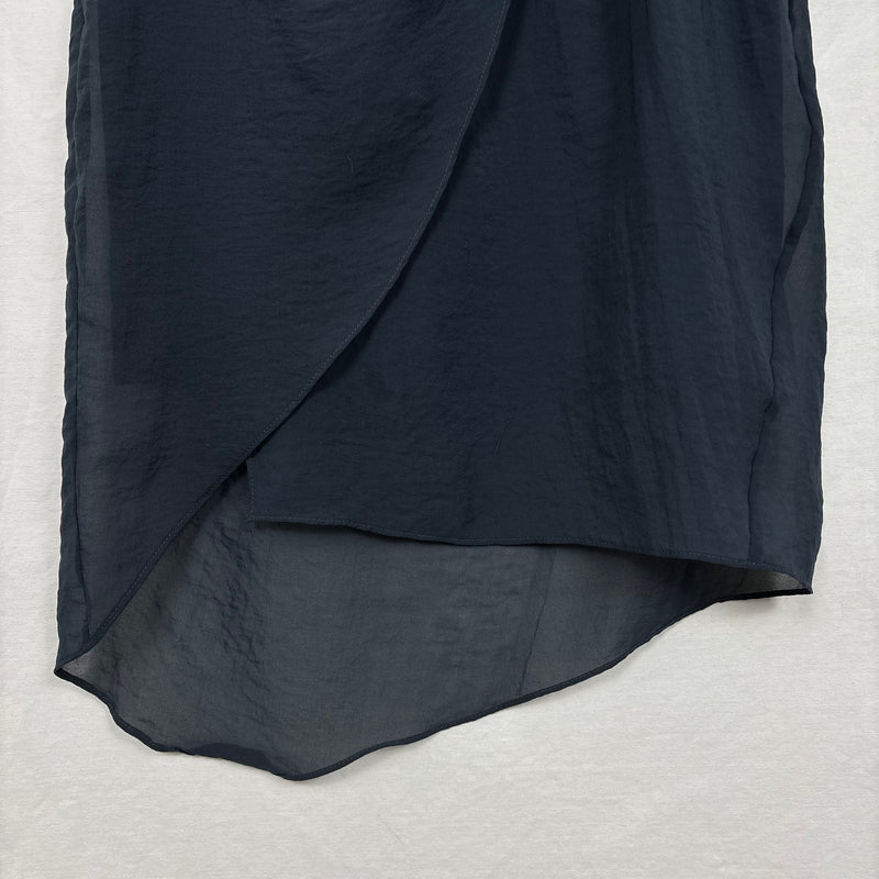 Helmut Lang Square Neckline Draped Dress