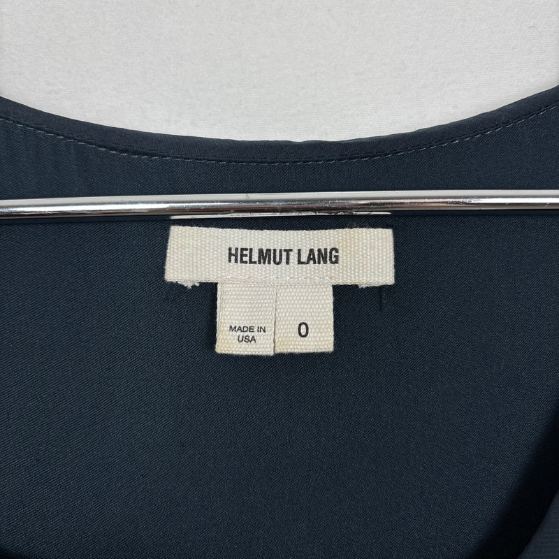 Helmut Lang Square Neckline Draped Dress