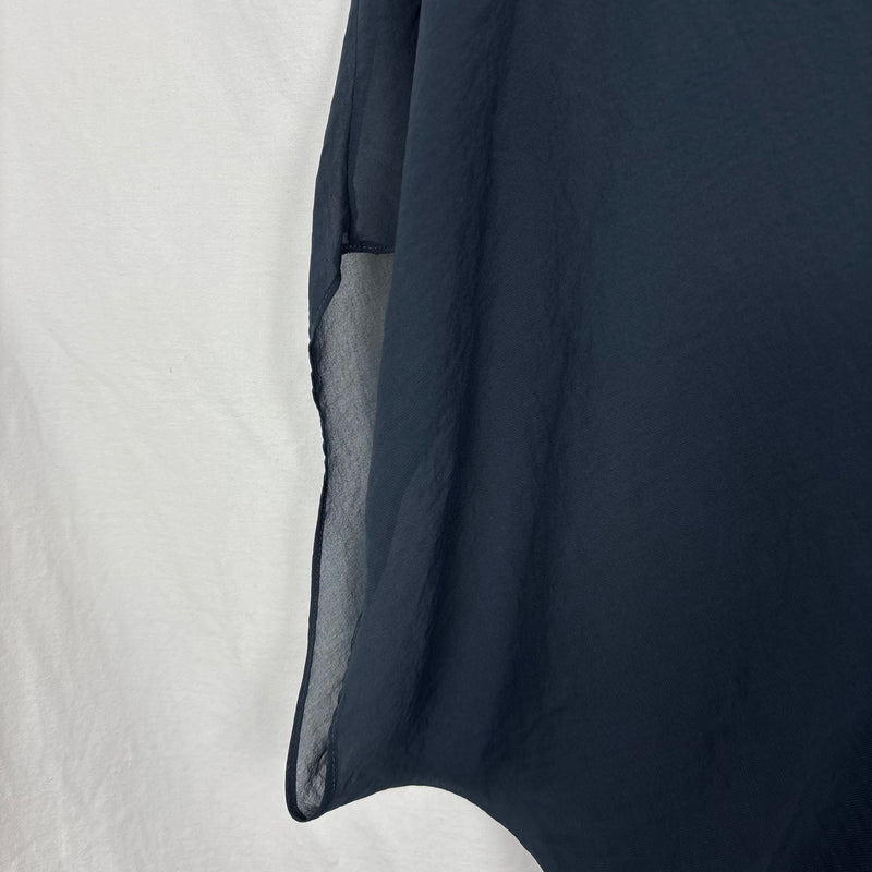 Helmut Lang Square Neckline Draped Dress