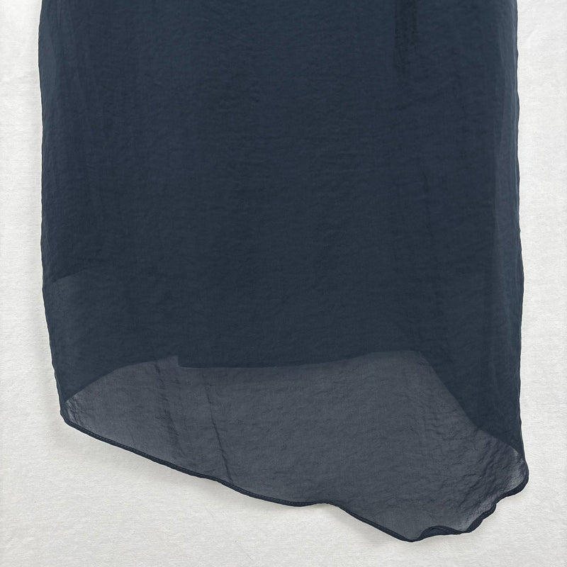 Helmut Lang Square Neckline Draped Dress