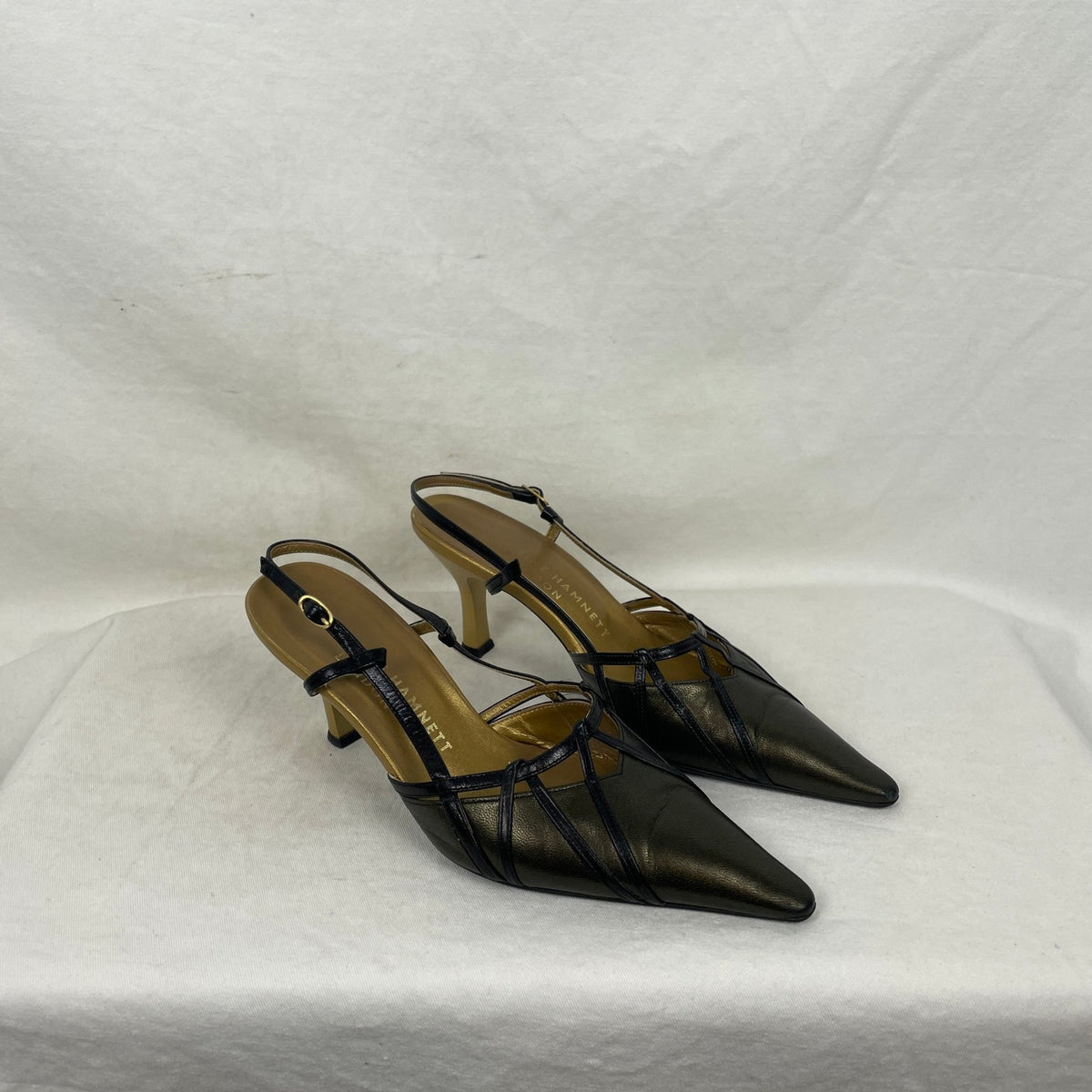 靴 KATHARINE HAMNETT Square toe shoes Katharine Hamnett Kitten Heels – Boketto