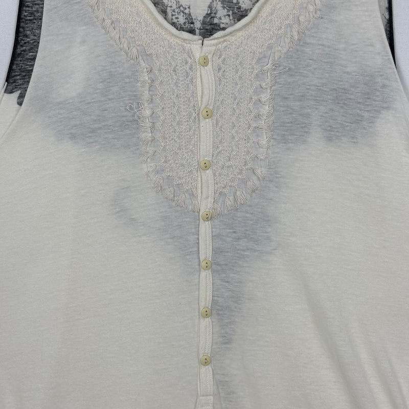 Le Grand Bleu (L.G.B.) Eagle Graphic Bohemian Tank Dress