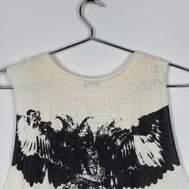 Le Grand Bleu (L.G.B.) Eagle Graphic Bohemian Tank Dress