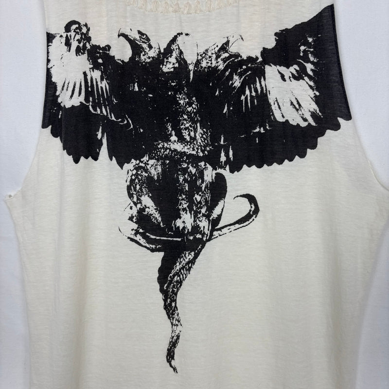 Le Grand Bleu (L.G.B.) Eagle Graphic Bohemian Tank Dress