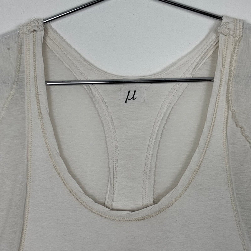 Le Grand Bleu (L.G.B.) Asymmetric Layered Sheer T-Shirt