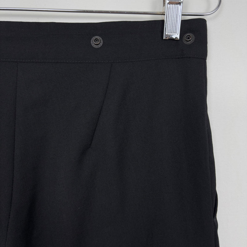 Yohji Yamamoto Y's Open Ring Waist Snaps Dress Pants