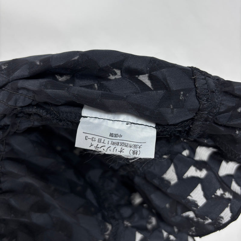 00s Vivienne Westwood Cropped Sheer Hooded Coat