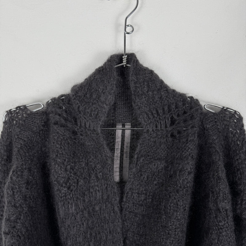 FW14 Rick Owens “Moody” Knit Mohair Cardigan