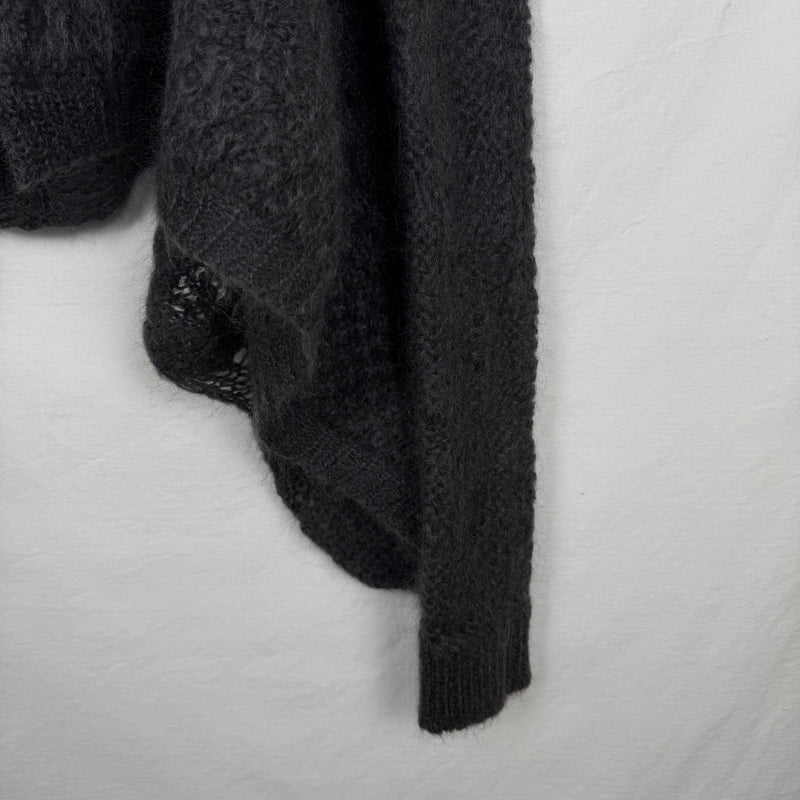 FW14 Rick Owens “Moody” Knit Mohair Cardigan