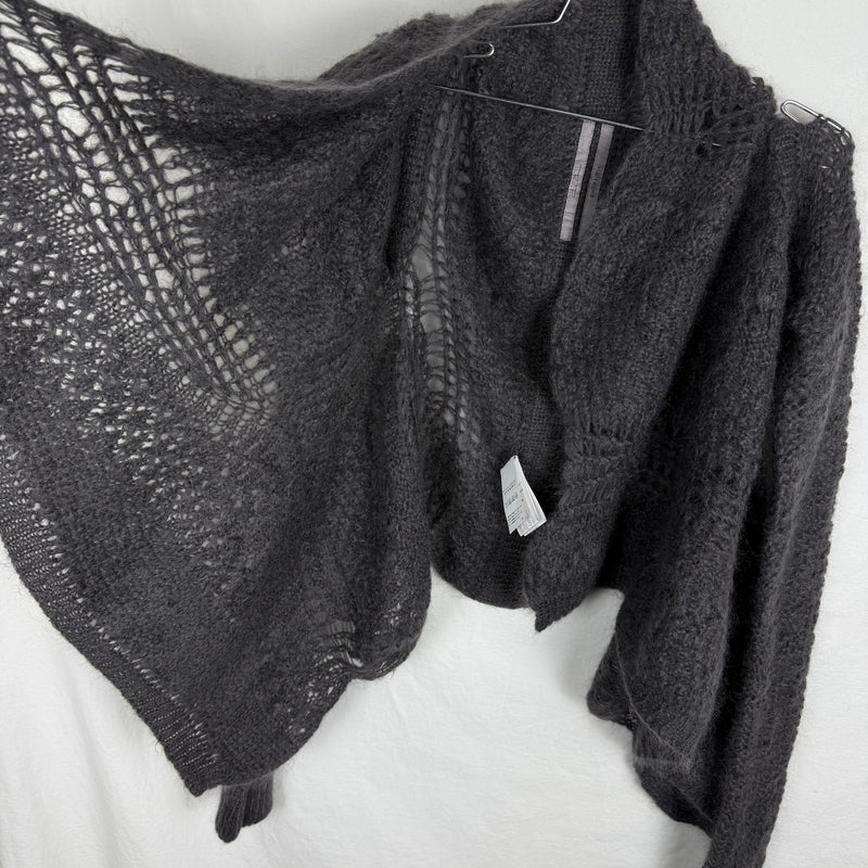 FW14 Rick Owens “Moody” Knit Mohair Cardigan