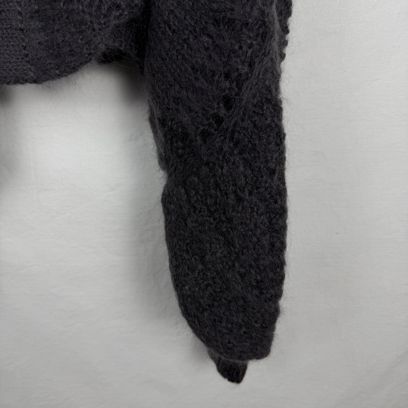 FW14 Rick Owens “Moody” Knit Mohair Cardigan