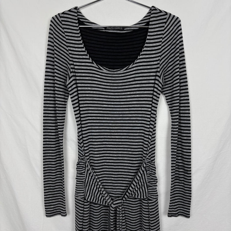5351 Pour Les Femmes Striped Tie-Waist  Maxi Dress
