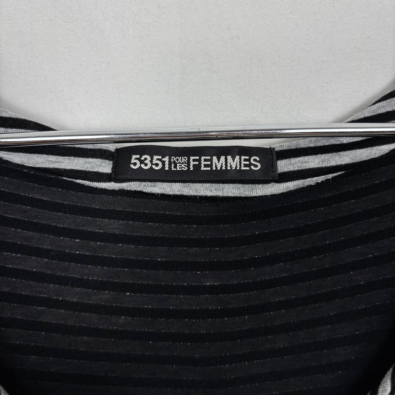 5351 Pour Les Femmes Striped Tie-Waist  Maxi Dress