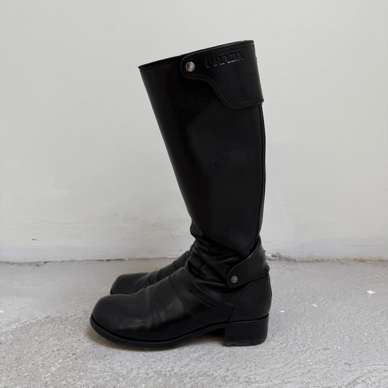 00s Prada Riding Boots