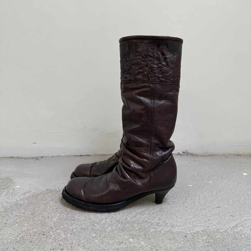 00s Mihara Yasuhiro Wrinkled Boots