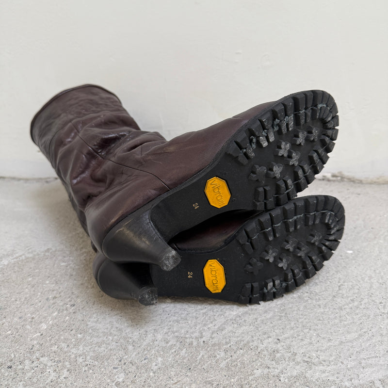 00s Mihara Yasuhiro Wrinkled Boots