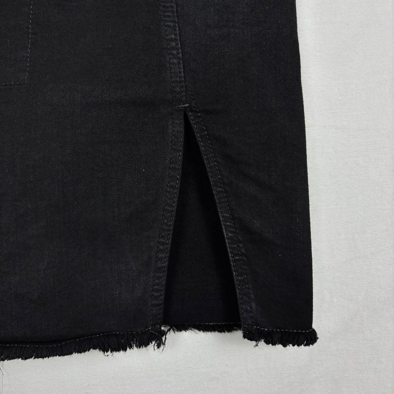 SS22 Rick Owens DRKSHDW Front Slit Midi Skirt