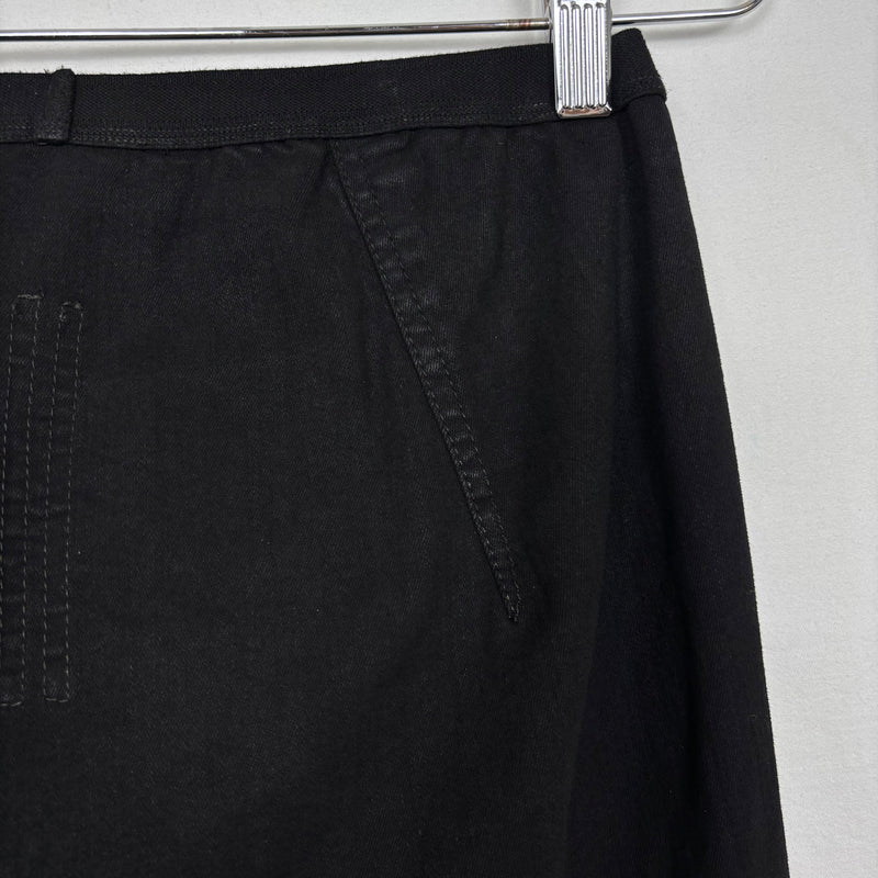 SS22 Rick Owens DRKSHDW Front Slit Midi Skirt